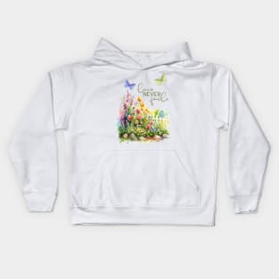 Flower Bed Melody Kids Hoodie